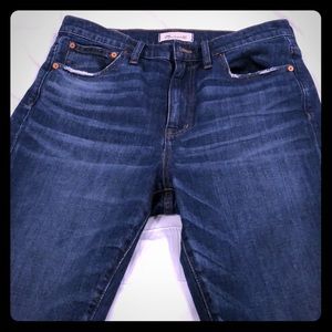 Madewell High Rise Slim Boyjean